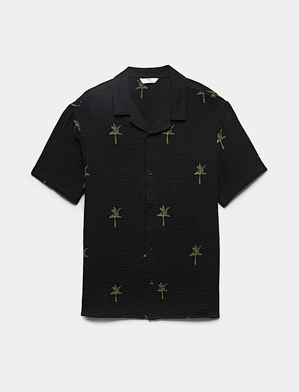 Pure Cotton Palm Tree Patterned Shirt (6-16 Yrs)