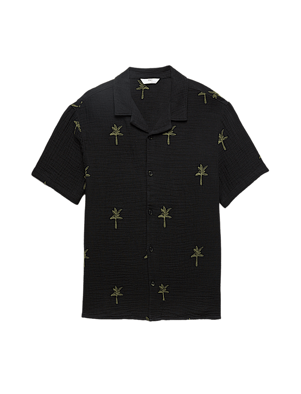 Pure Cotton Palm Tree Patterned Shirt (6-16 Yrs)