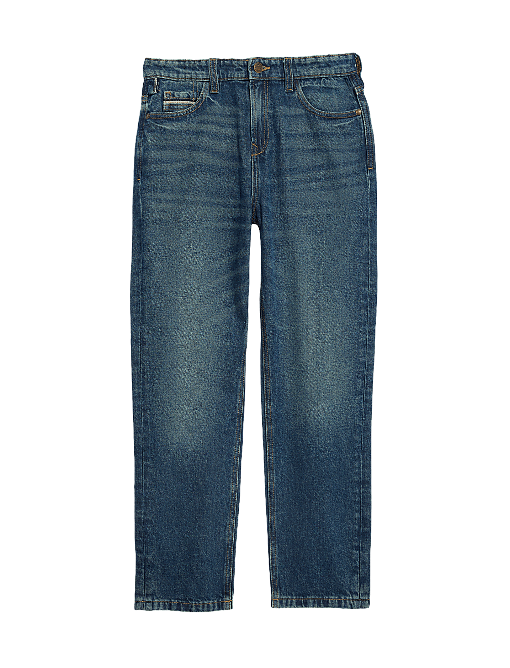 Relaxed Pure Cotton Jeans