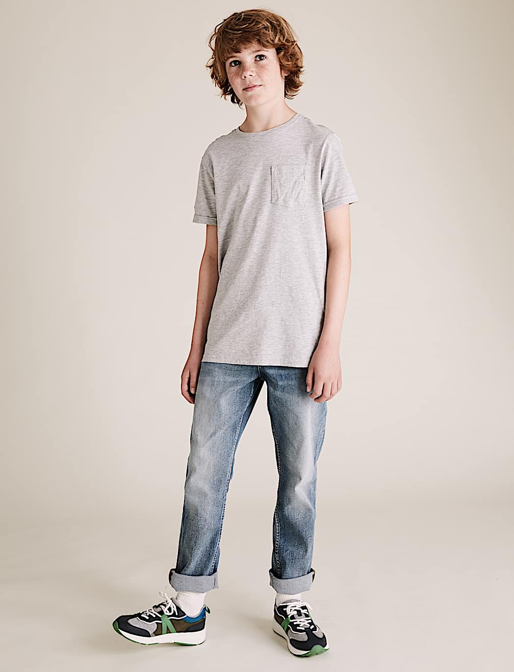 The Jones Slim Fit Cotton with Stretch Jeans (6-16 Yrs)