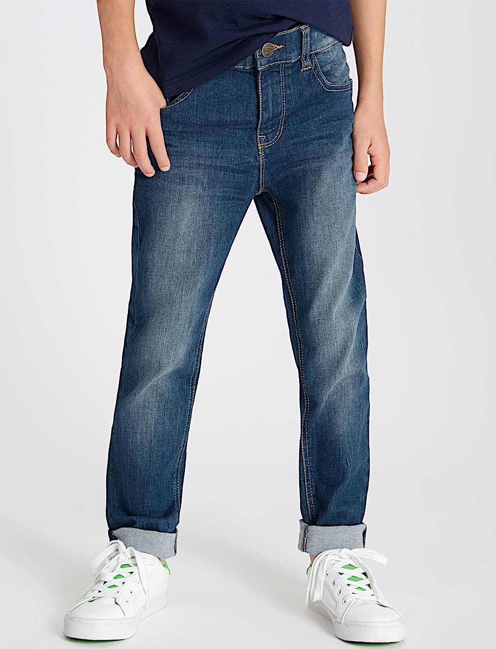The Jones Slim Fit Cotton with Stretch Jeans (6-16 Yrs)