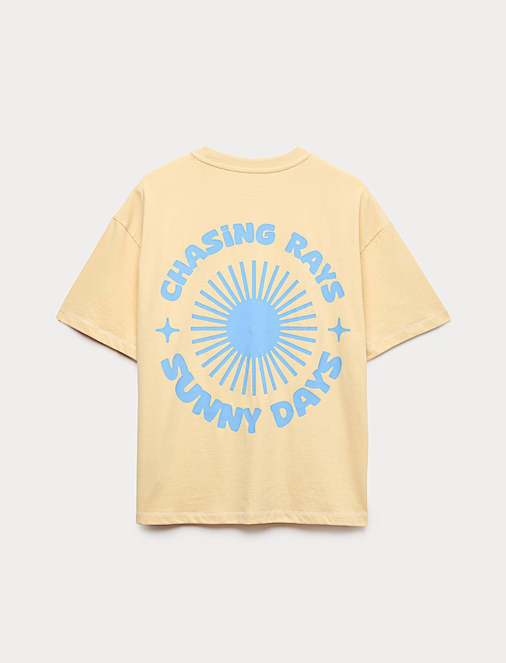 Pure Cotton Graphic Sun T-Shirt (6-16 Yrs)