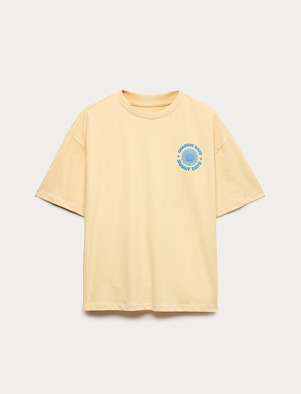 Pure Cotton Graphic Sun T-Shirt (6-16 Yrs)