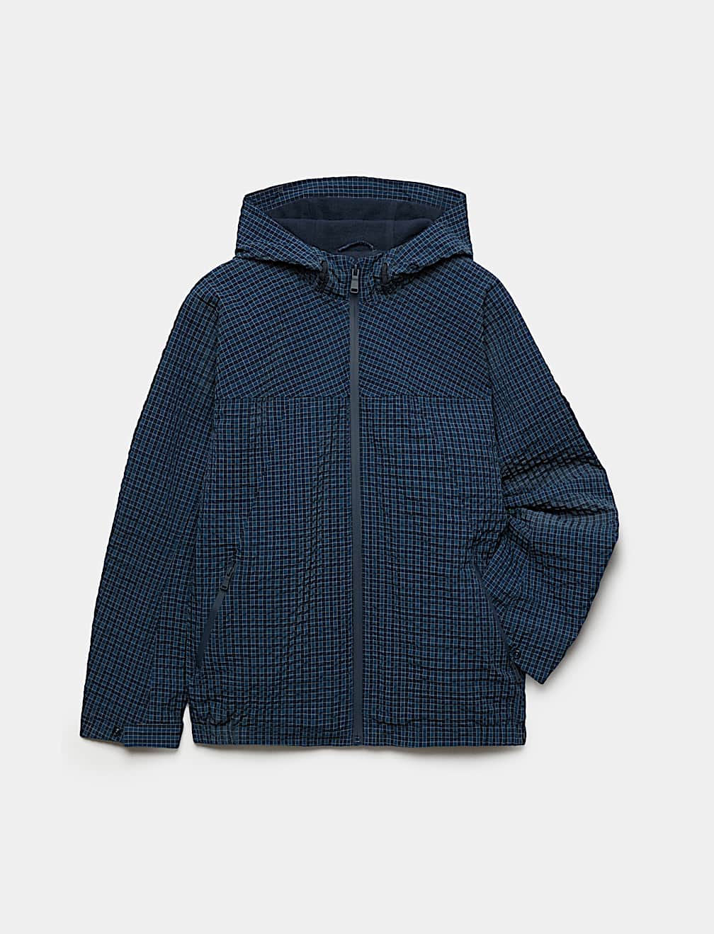 Stormwear&trade; Checked Hooded Jacket (6-16 Yrs)