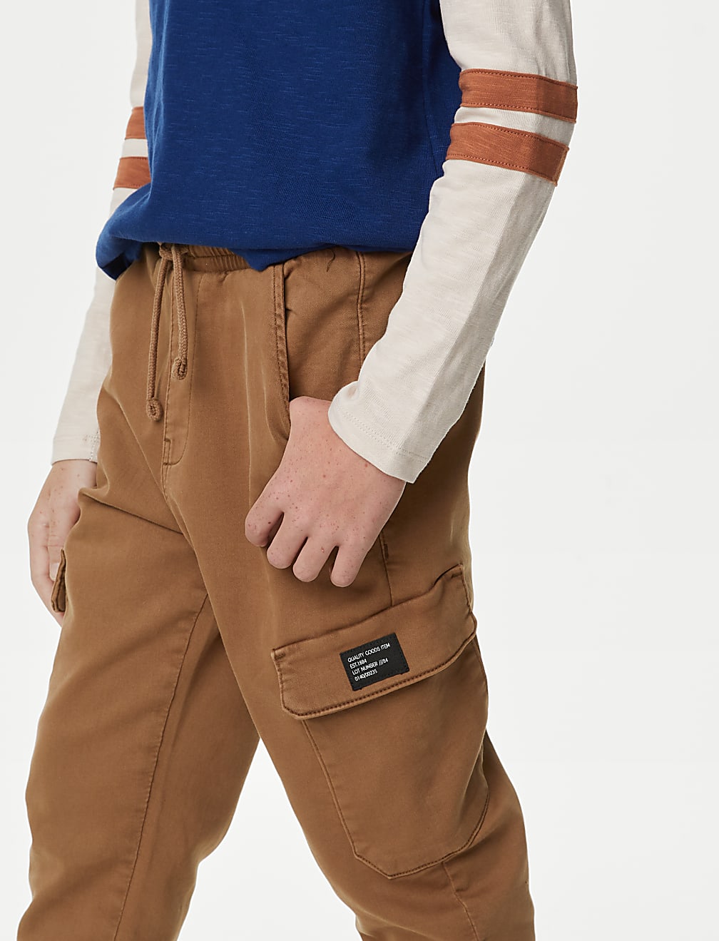 Cotton Rich Cargo Trousers (6-16 Yrs)