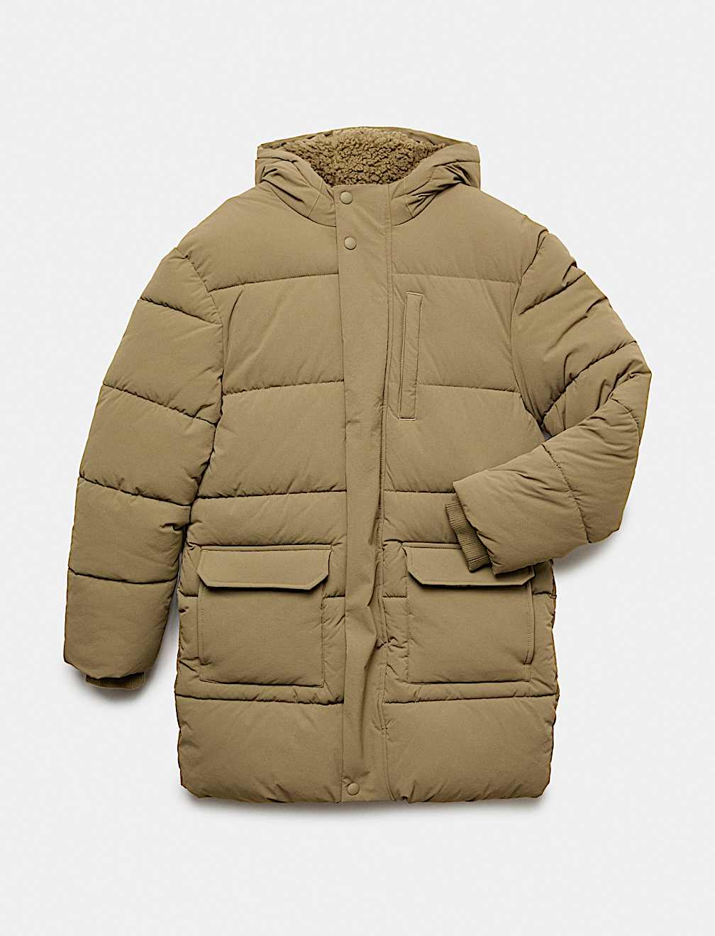 Stormwear Hooded Padded Longline Coat
