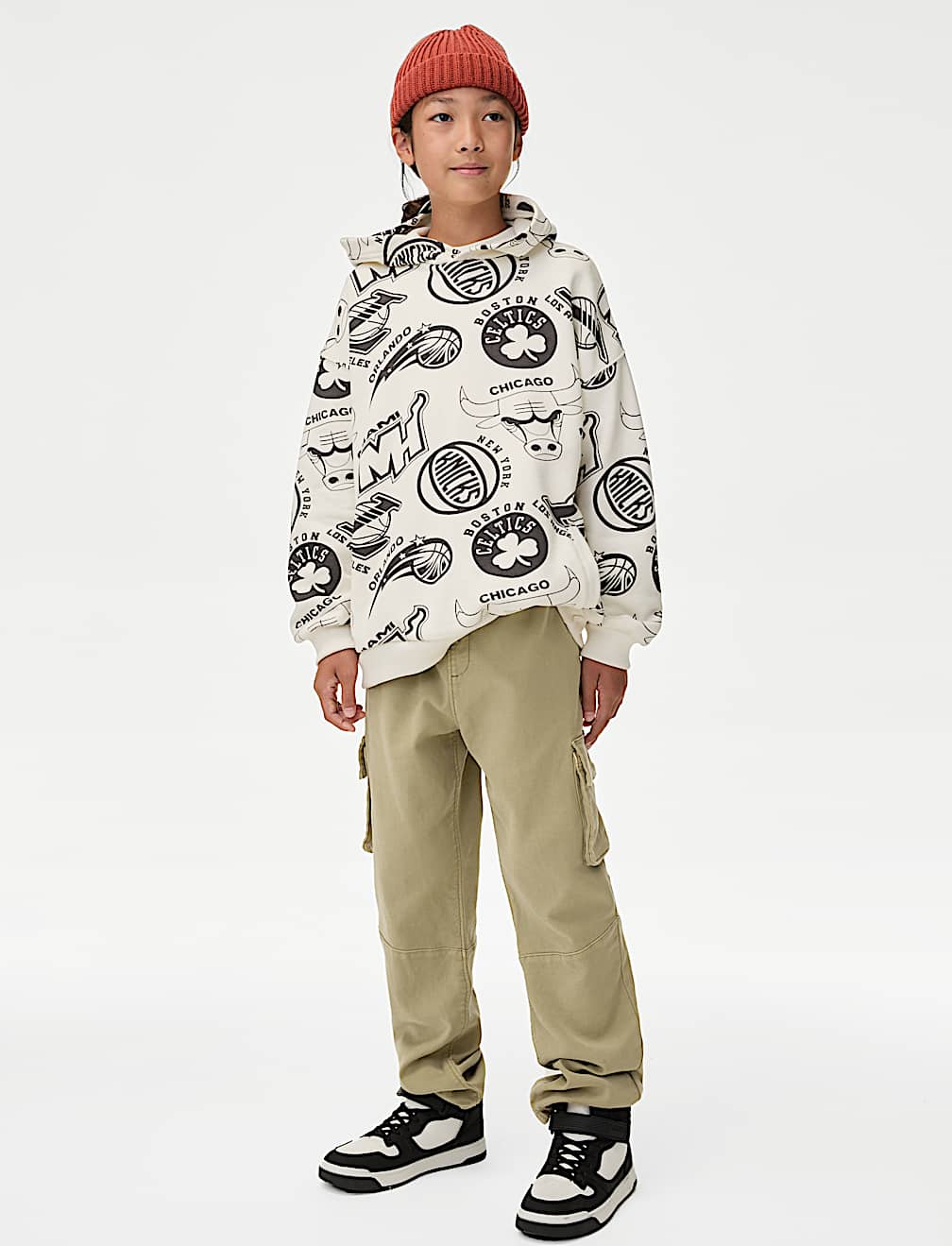 Cotton Rich Cargo Trousers (6-16 Yrs)