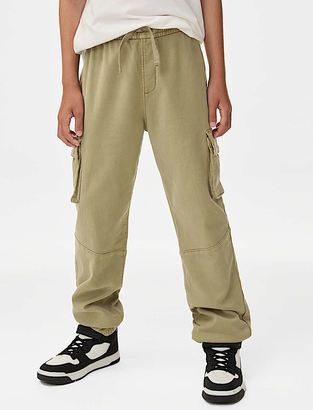 Cotton Rich Cargo Trousers (6-16 Yrs)