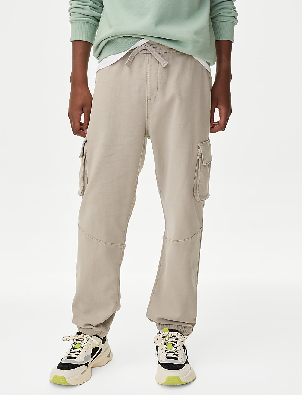 Cotton Rich Cargo Trousers (6-16 Yrs)