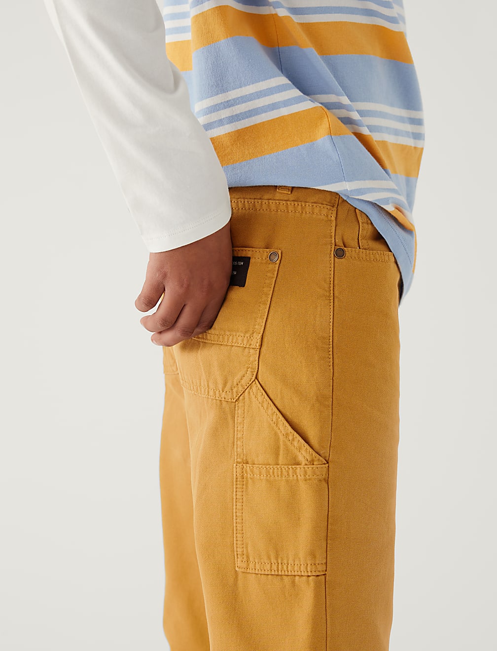 Relaxed Pure Cotton Trousers