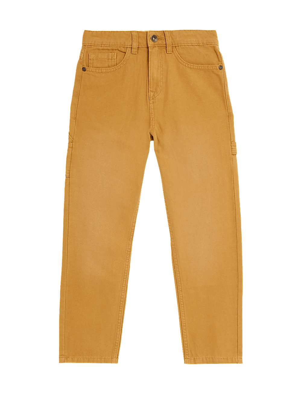 Relaxed Pure Cotton Trousers
