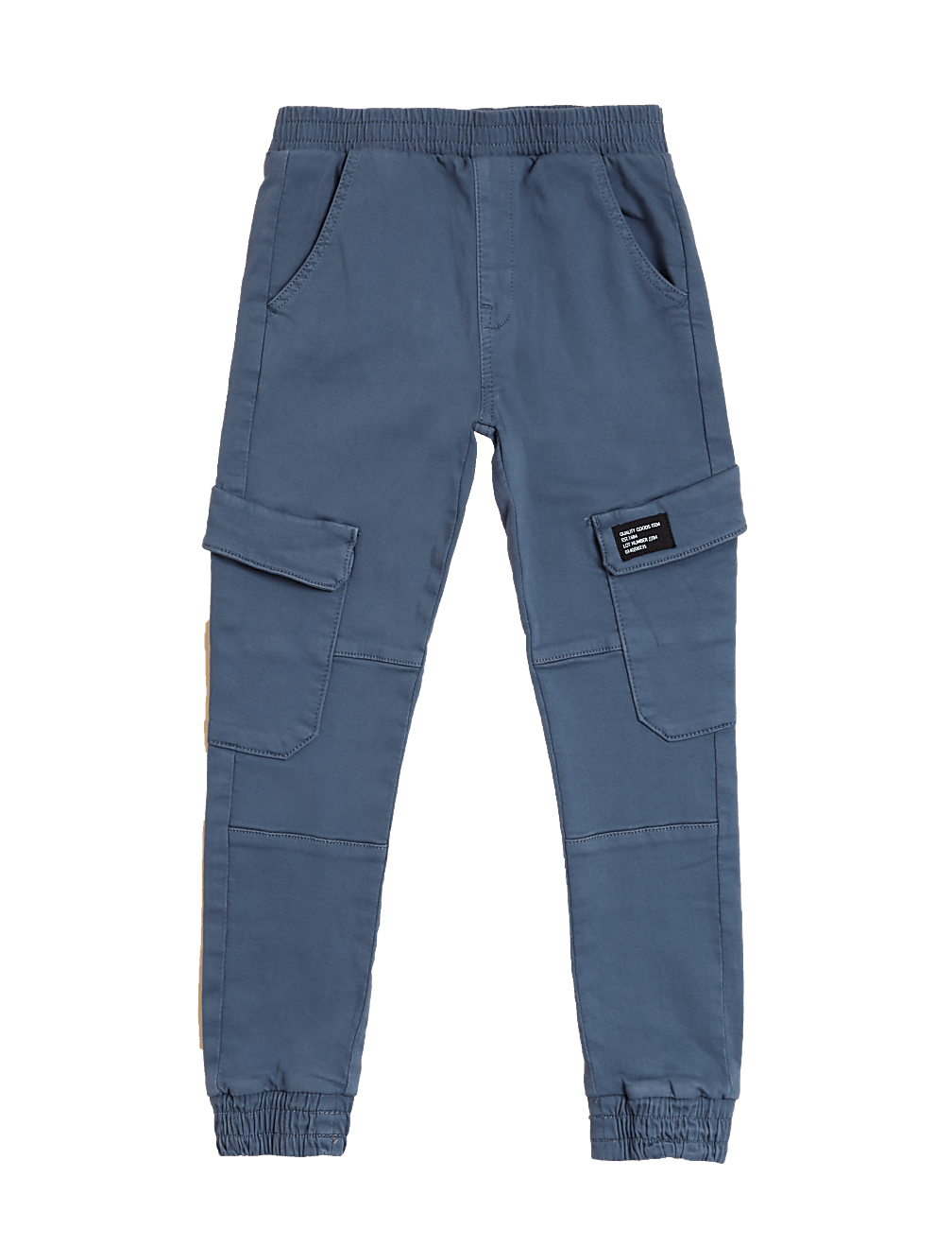 Cotton Rich Woven Cargo Trousers (6-16 Yrs)