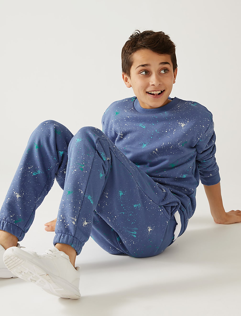 Cotton Rich Paint Splat Joggers