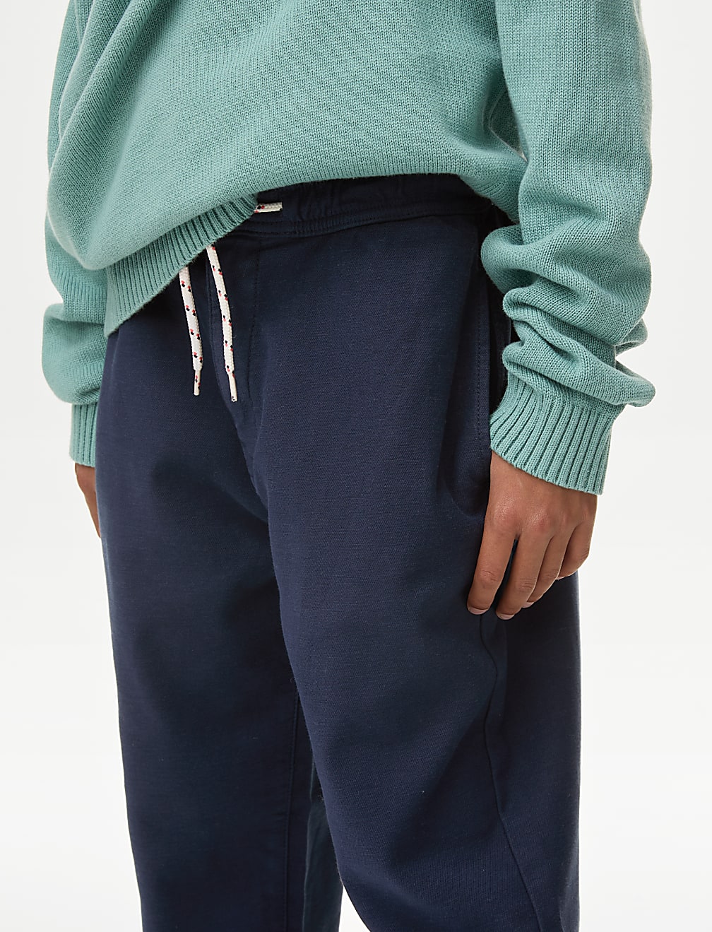 Relaxed Cotton Rich Skater Chinos