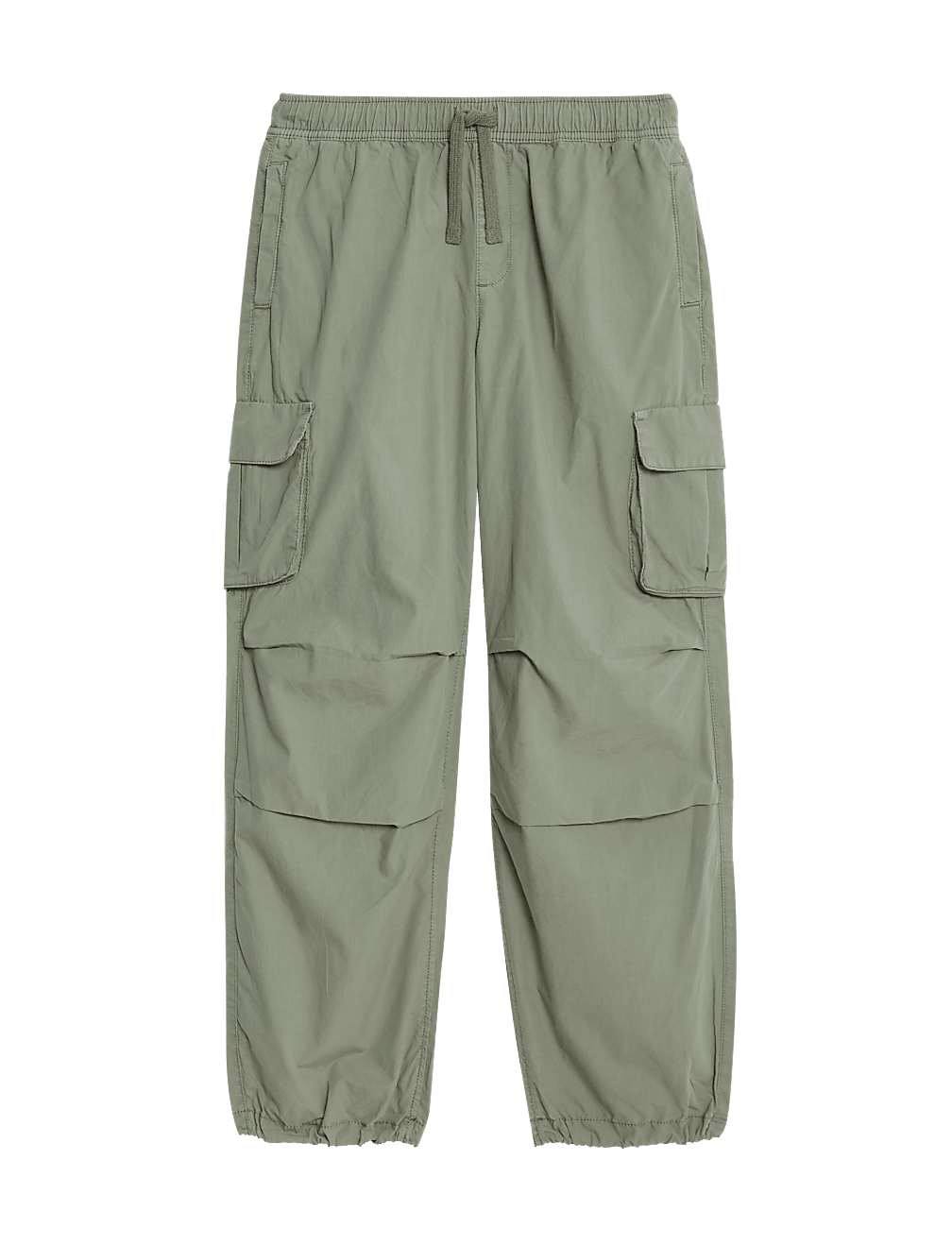 Pure Cotton Parachute Trousers (6-16 Yrs)
