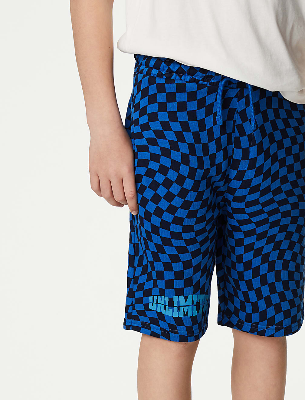 Cotton Rich Checked Shorts
