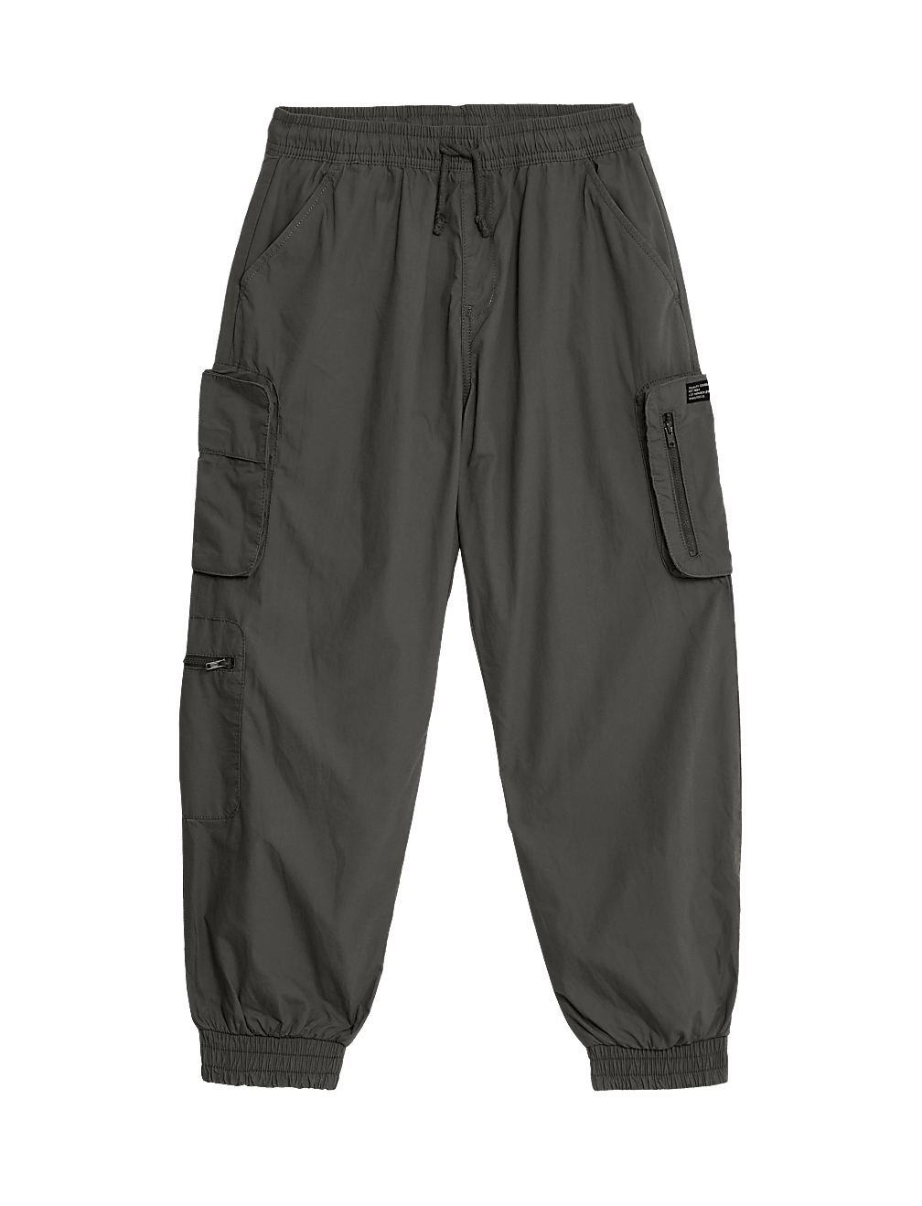 Pure Cotton Cargo Trousers (6-16 Yrs)