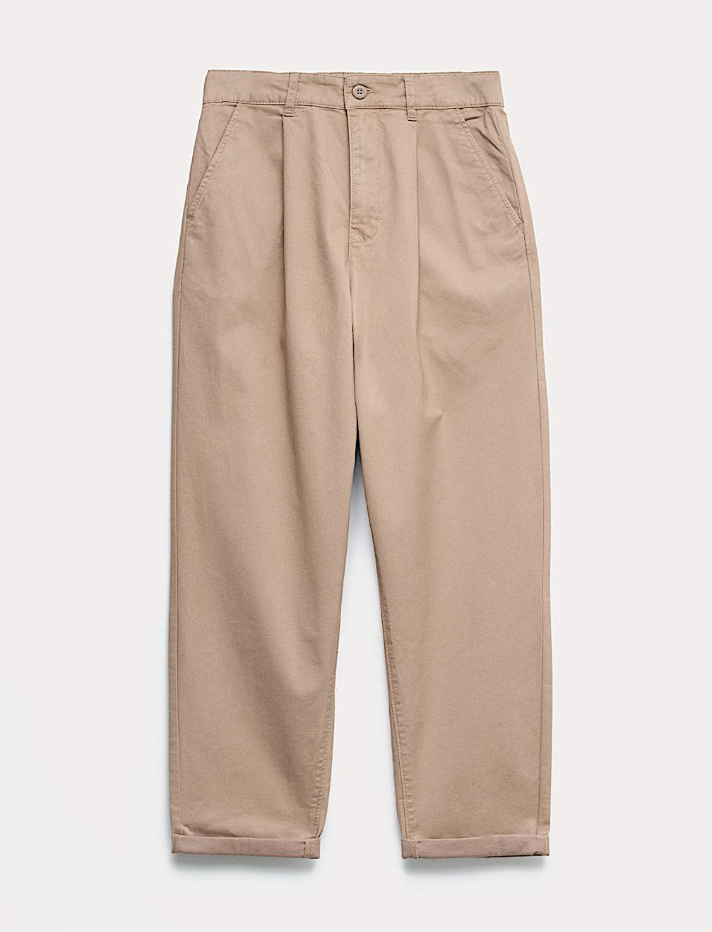 Cotton Rich Pleated Chinos (6-16 Yrs)