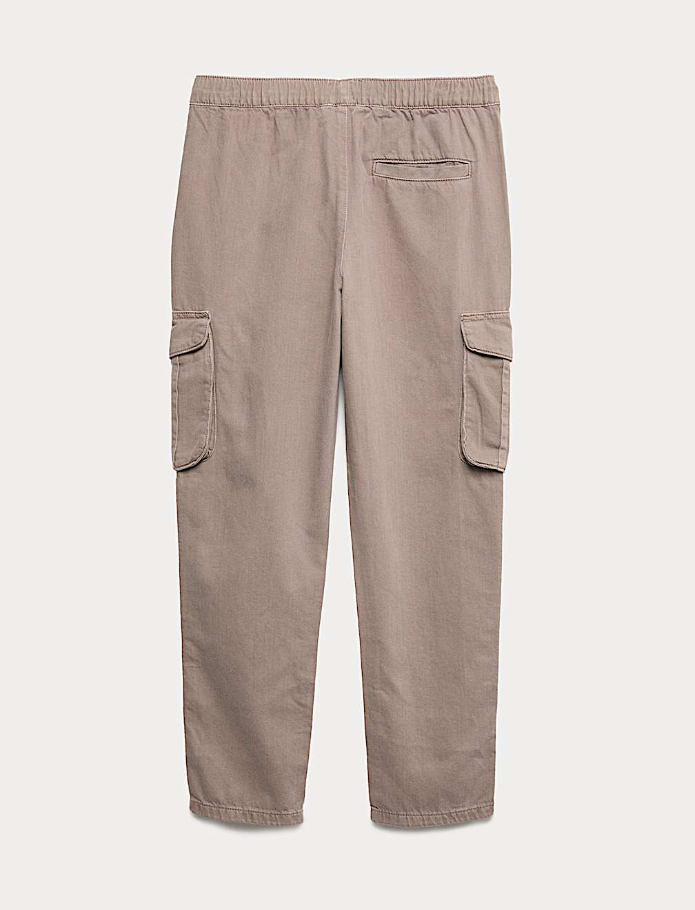 Pure Cotton Woven Cargo Trousers (6-16 Yrs)