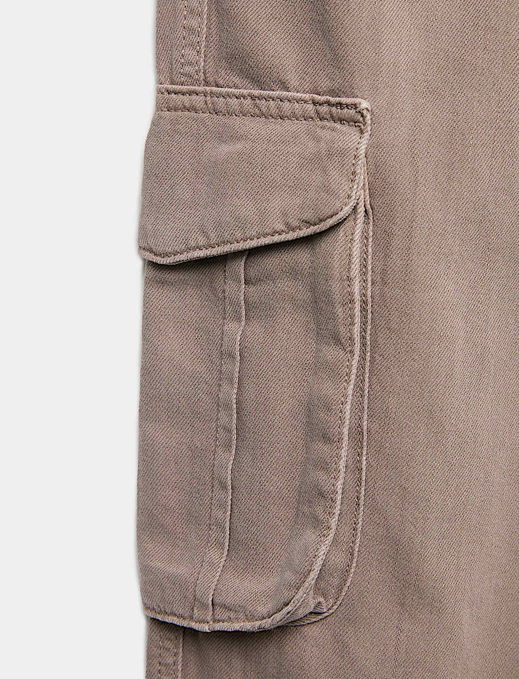 Pure Cotton Woven Cargo Trousers (6-16 Yrs)