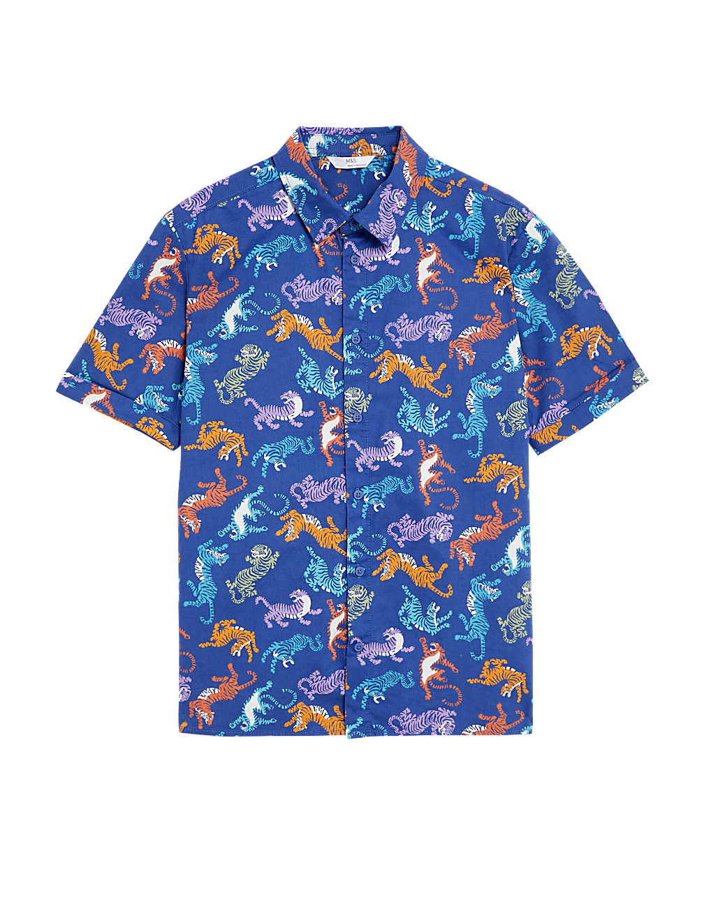 Pure Cotton Animal Print Shirt