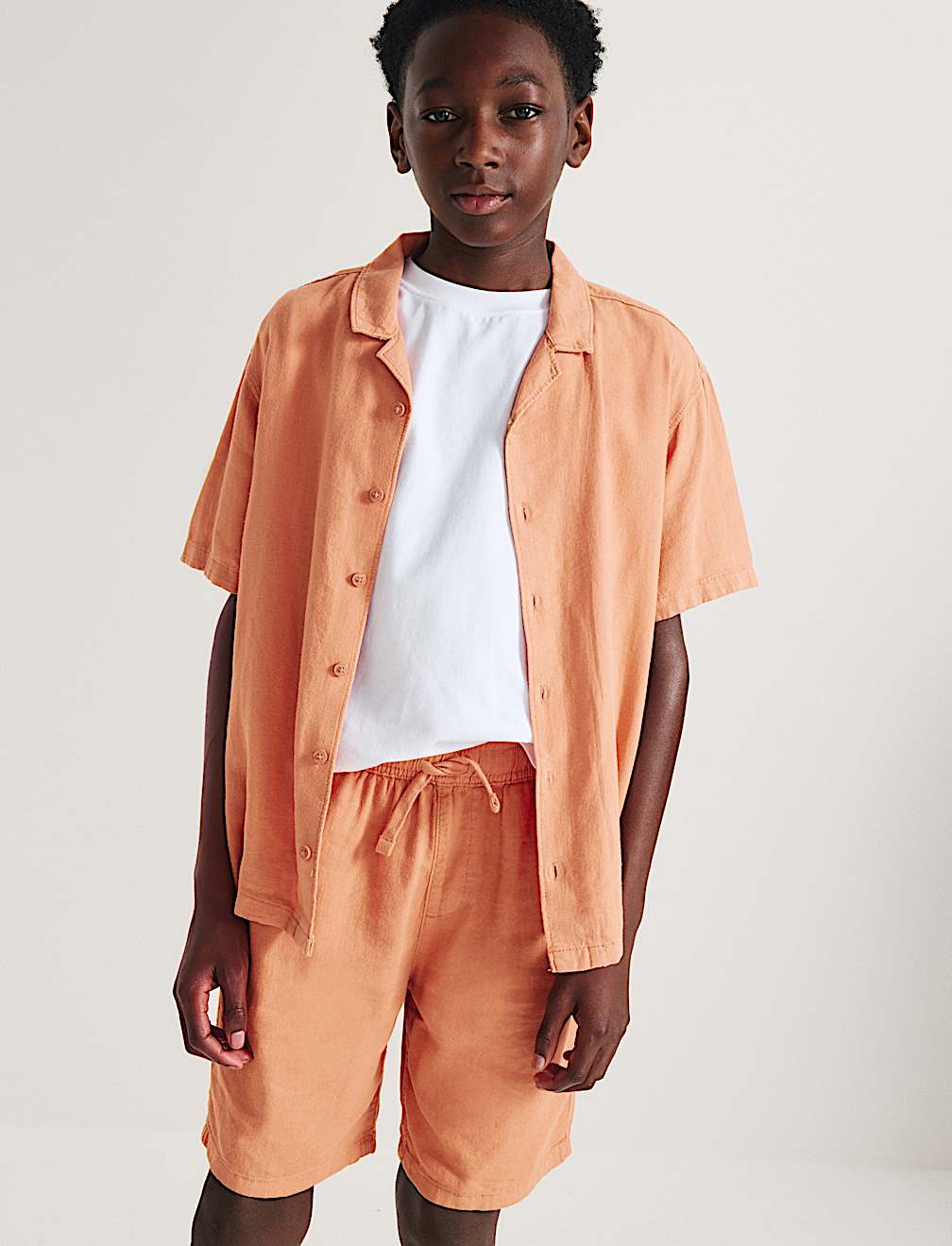 Linen Rich Shorts (6-16 Yrs)