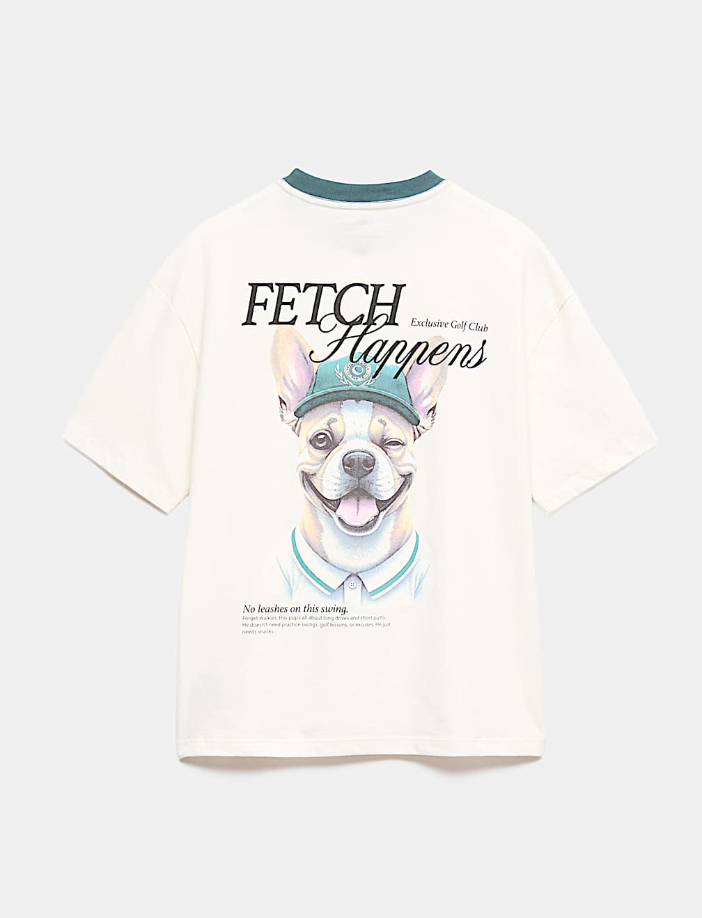 Pure Cotton Golf Dog Graphic T-Shirt (6-7 Yrs)