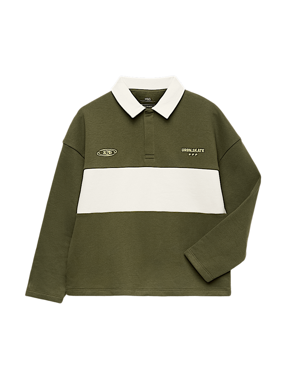 Cotton Rich Rugby Sweatshirt (6-16 Yrs)