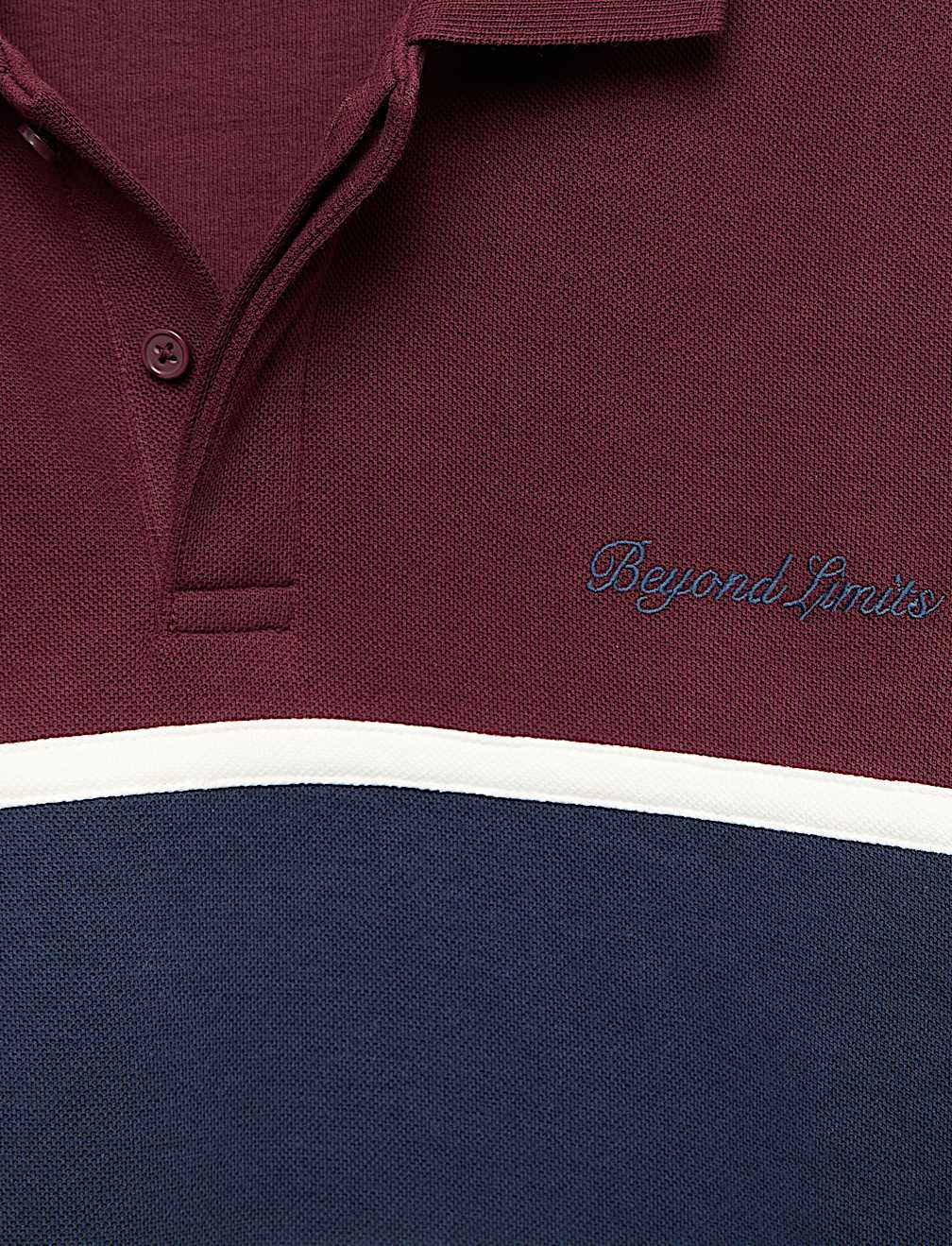 Cotton Rich Colour Block Rugby Sweatshirt (6-16 Yrs)