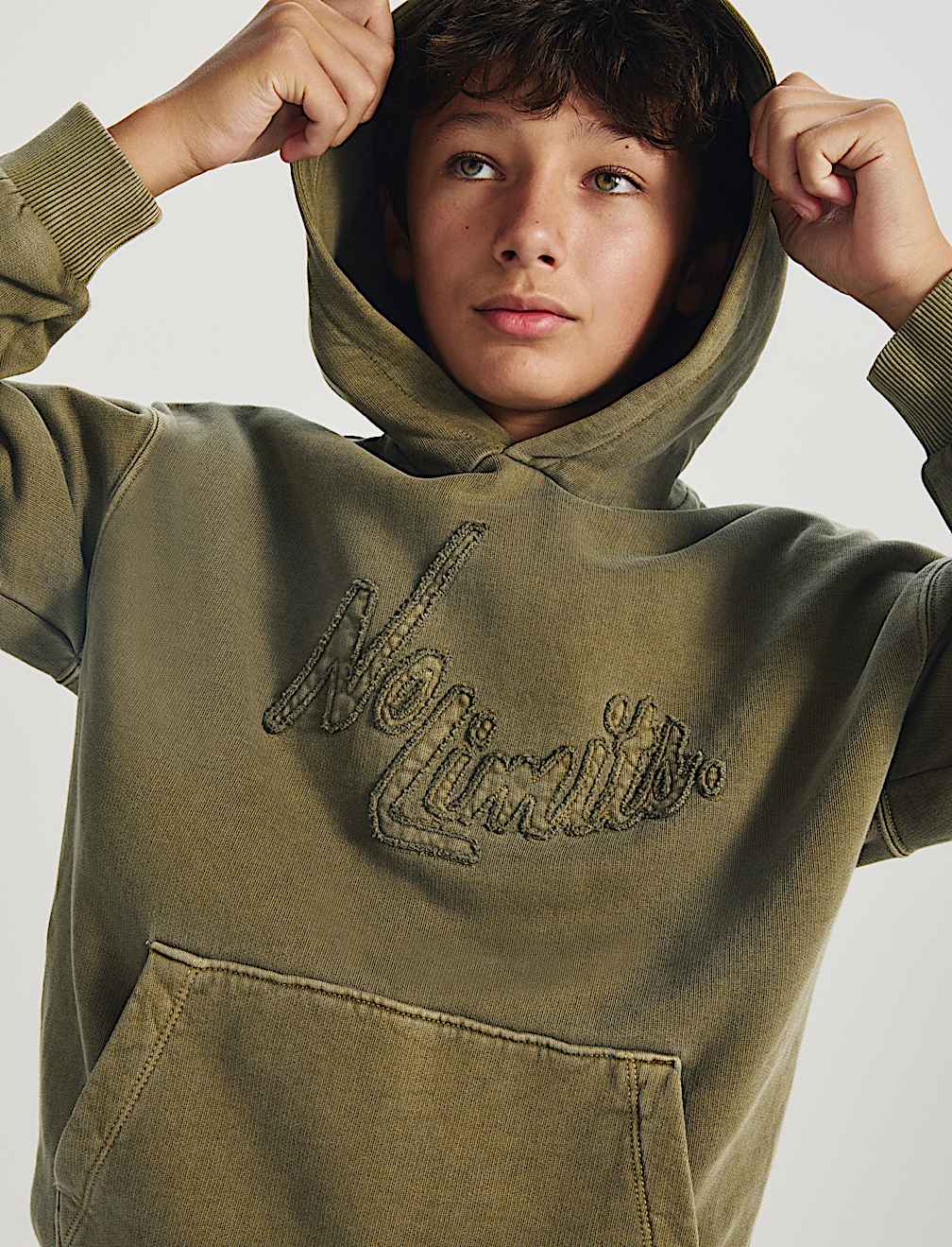 Pure Cotton Embroidered Graphic Hoodie (6-16 Yrs)