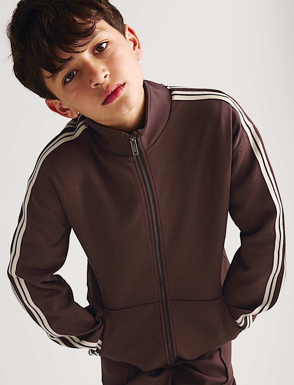 Cotton Rich Zip Sweatshirt (6-16 Yrs)
