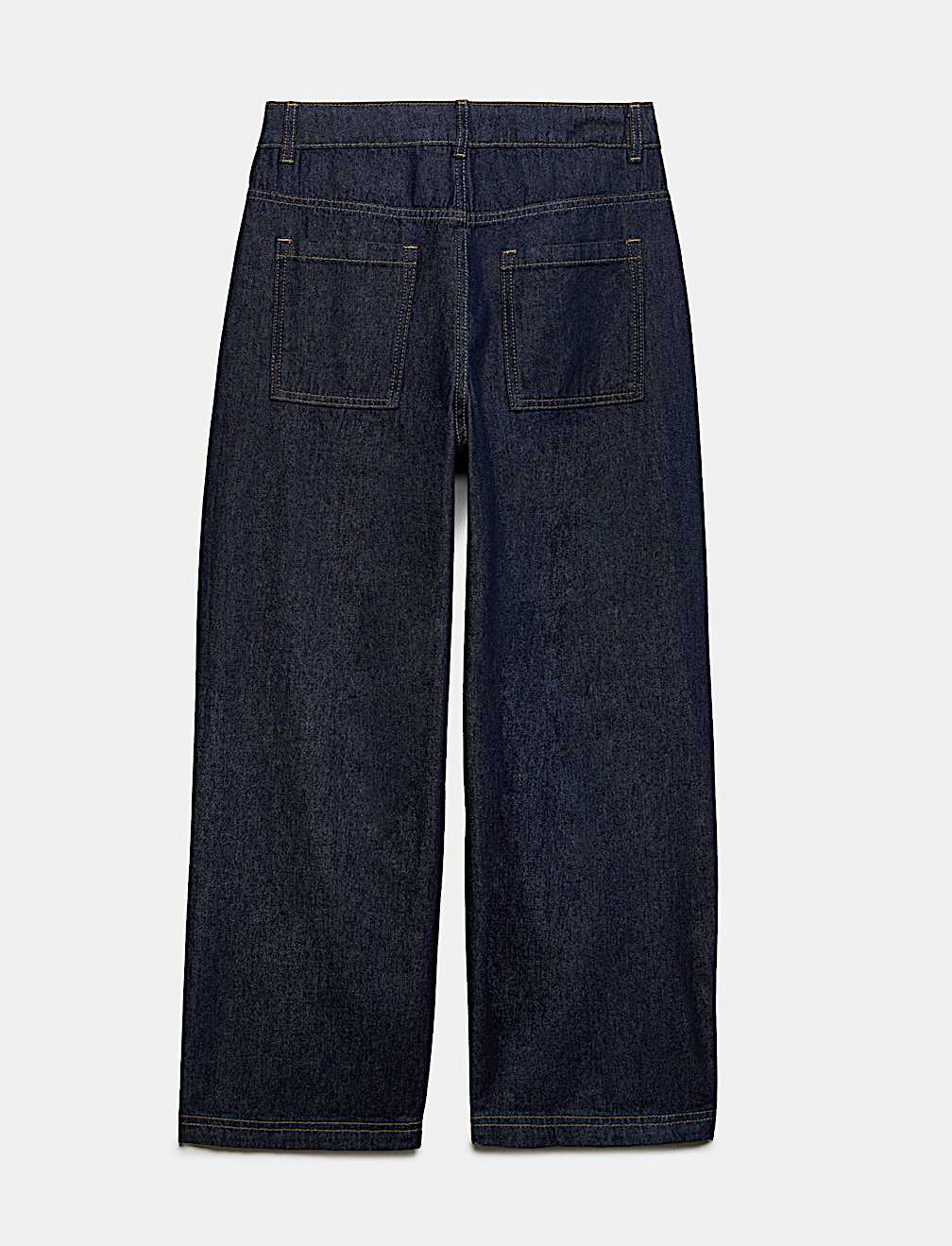 Relaxed Baggy Pure Cotton Jeans (6-16 Yrs)