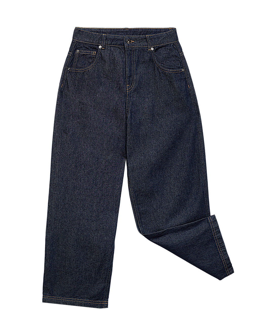 Relaxed Baggy Pure Cotton Jeans (6-16 Yrs)