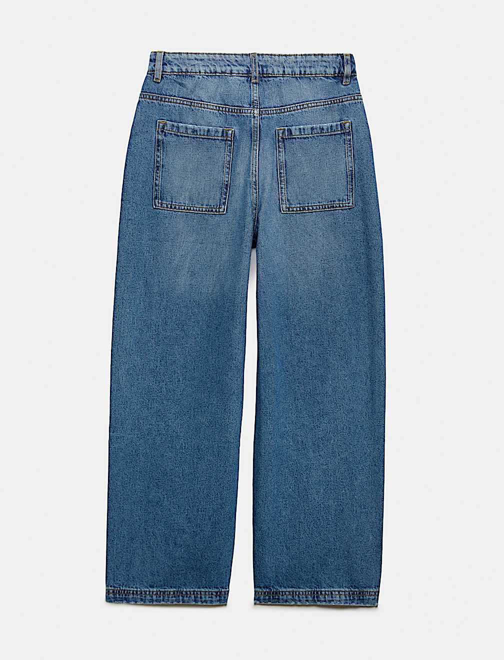 Relaxed Baggy Pure Cotton Jeans (6-16 Yrs)