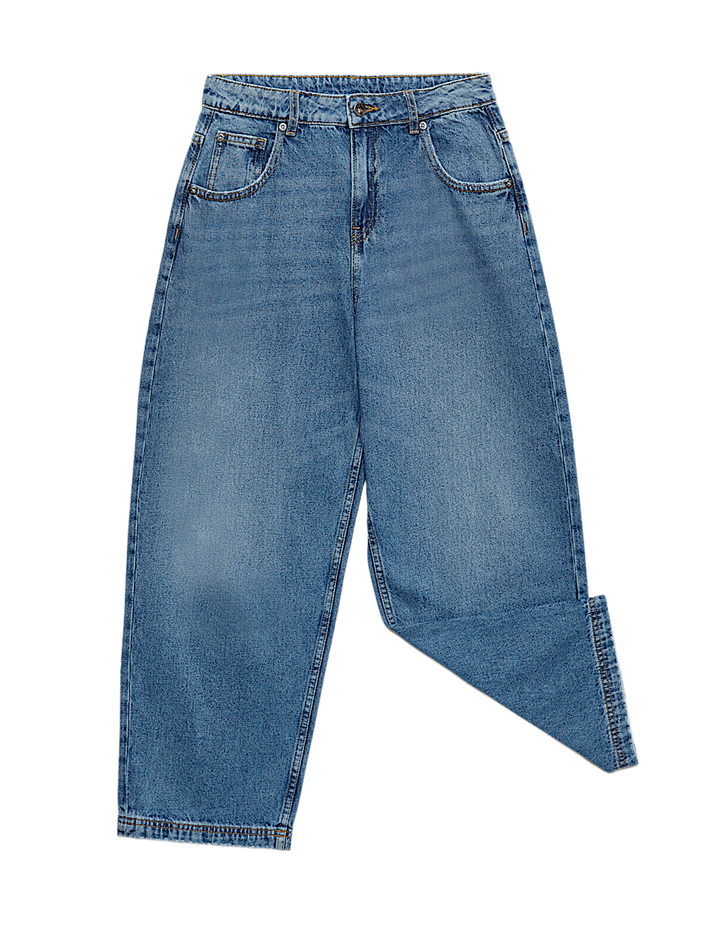 Relaxed Baggy Pure Cotton Jeans (6-16 Yrs)