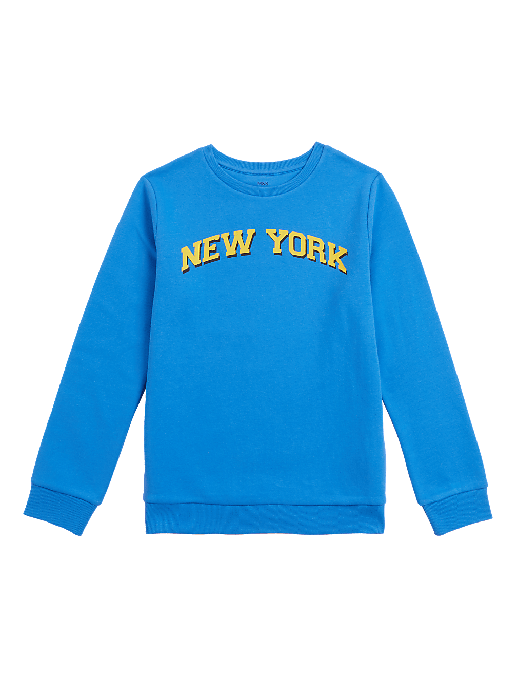 Cotton Rich New York Slogan Sweatshirt