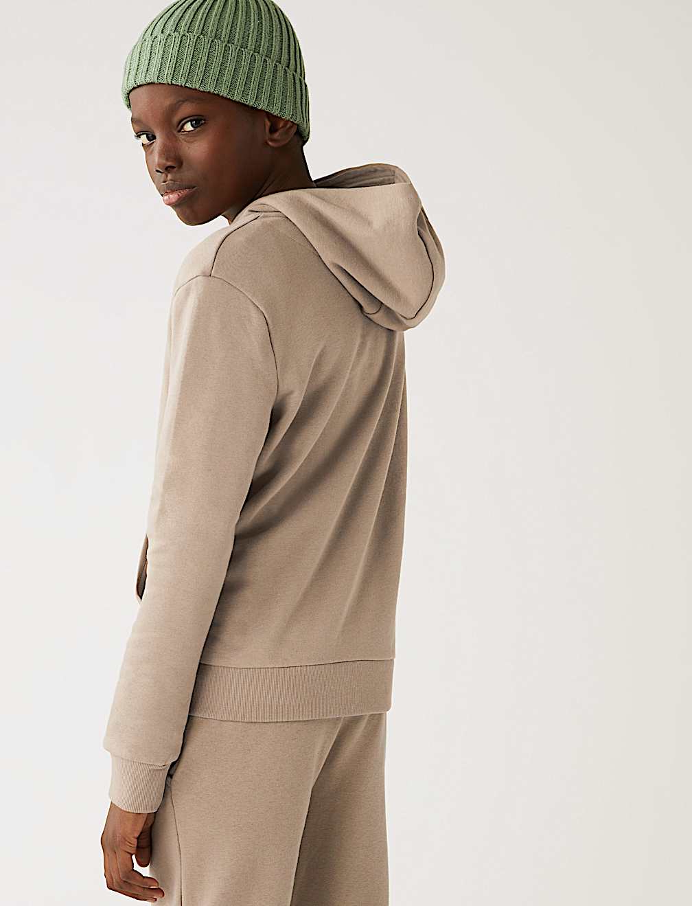 Cotton Hooded Sweatshirt