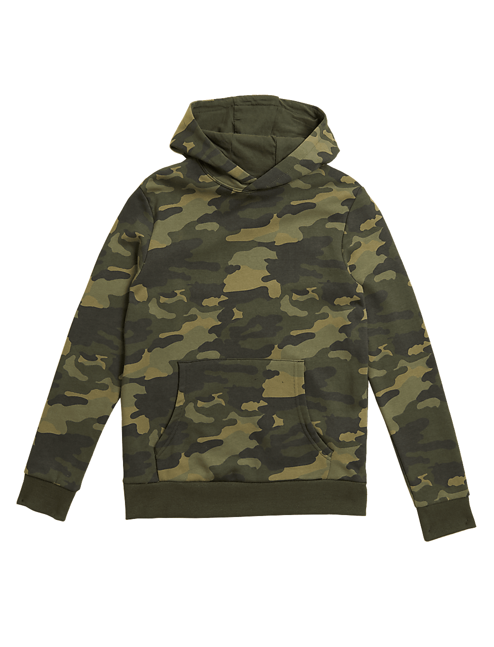 Cotton Rich Camouflage Hoodie (6-16 Yrs)
