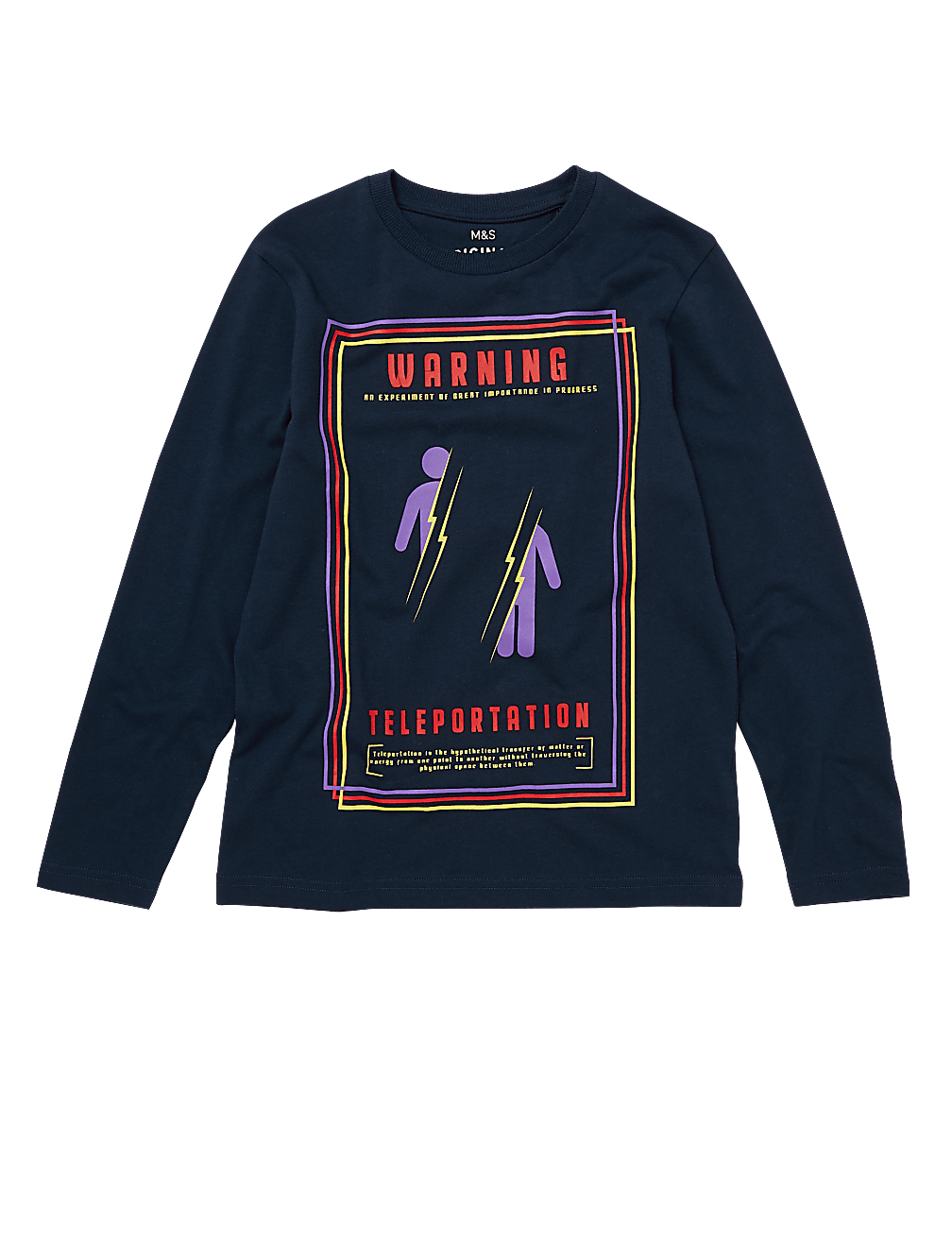 Pure Cotton Teleportation Graphic Top (6-16 Yrs)