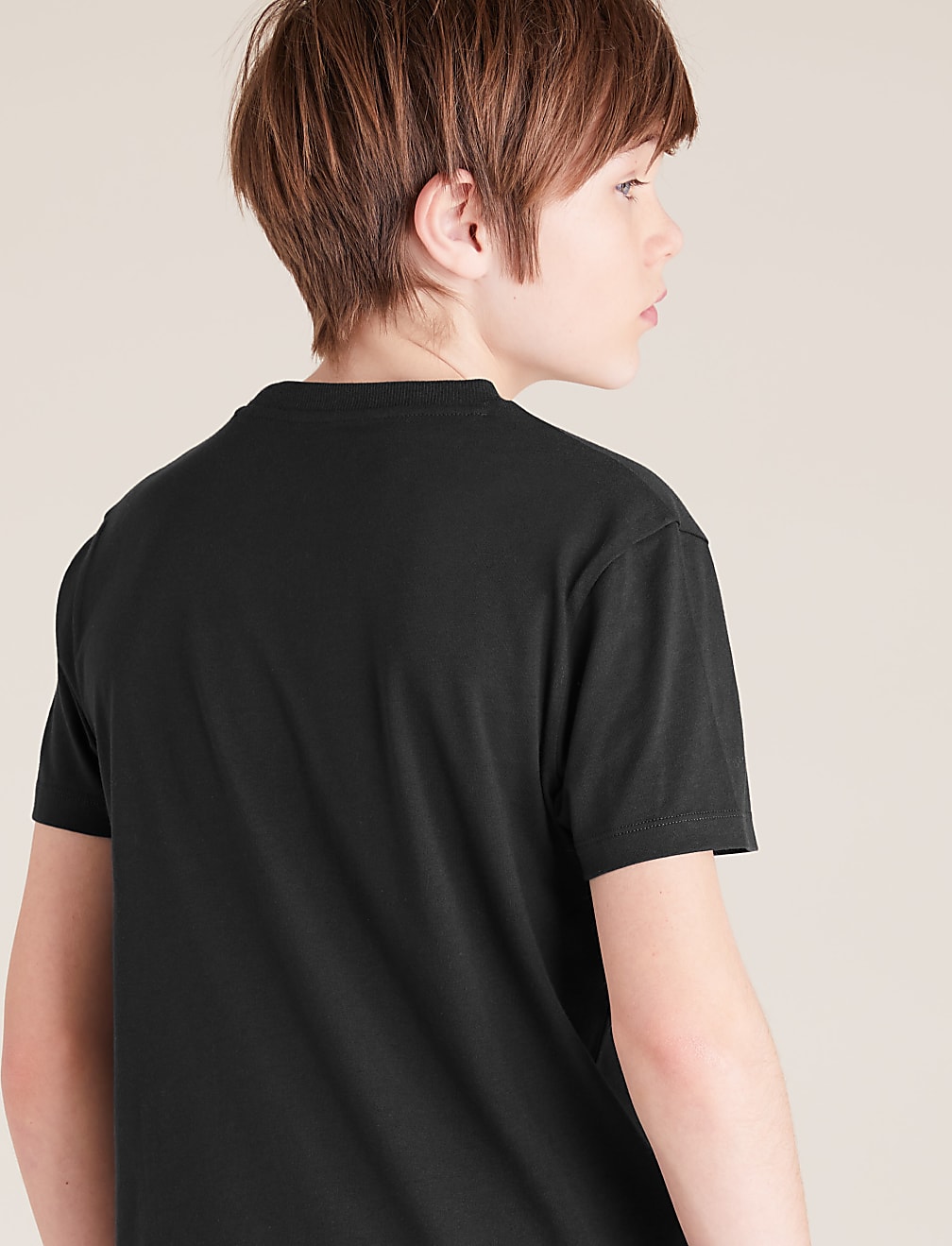 Pure Cotton Press Pause Slogan T-Shirt