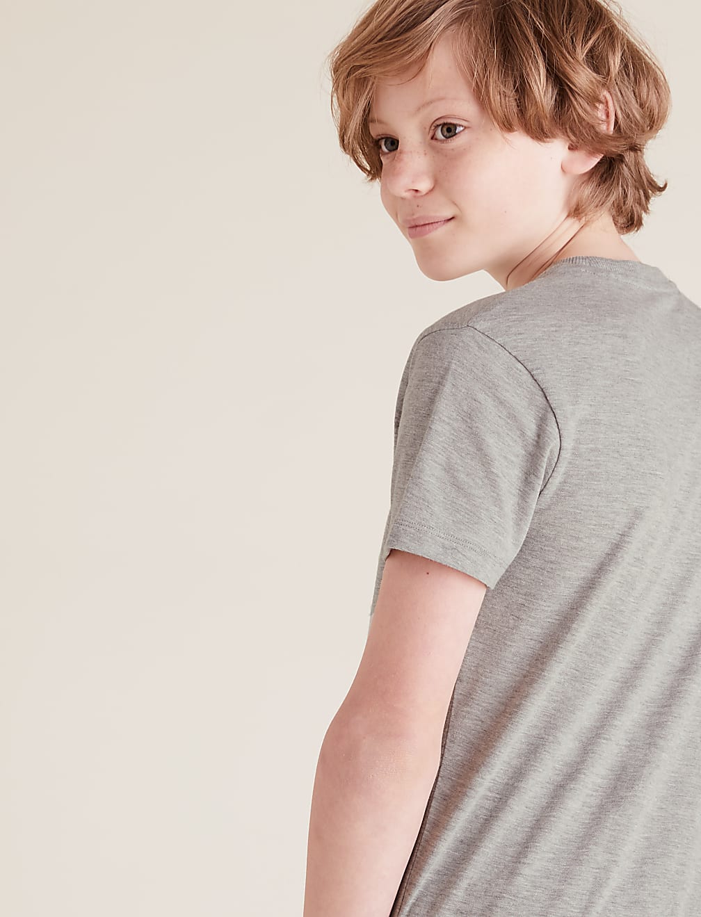 Cotton Space Print T-Shirt