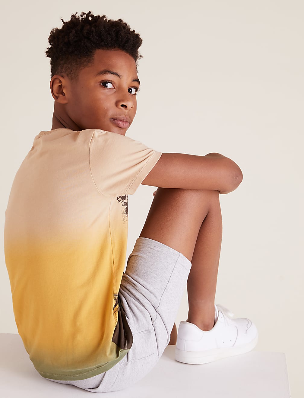 Pure Cotton Skater Print T-Shirt