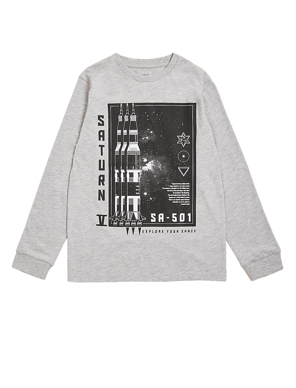 Pure Cotton Space Top (6-16 Yrs)
