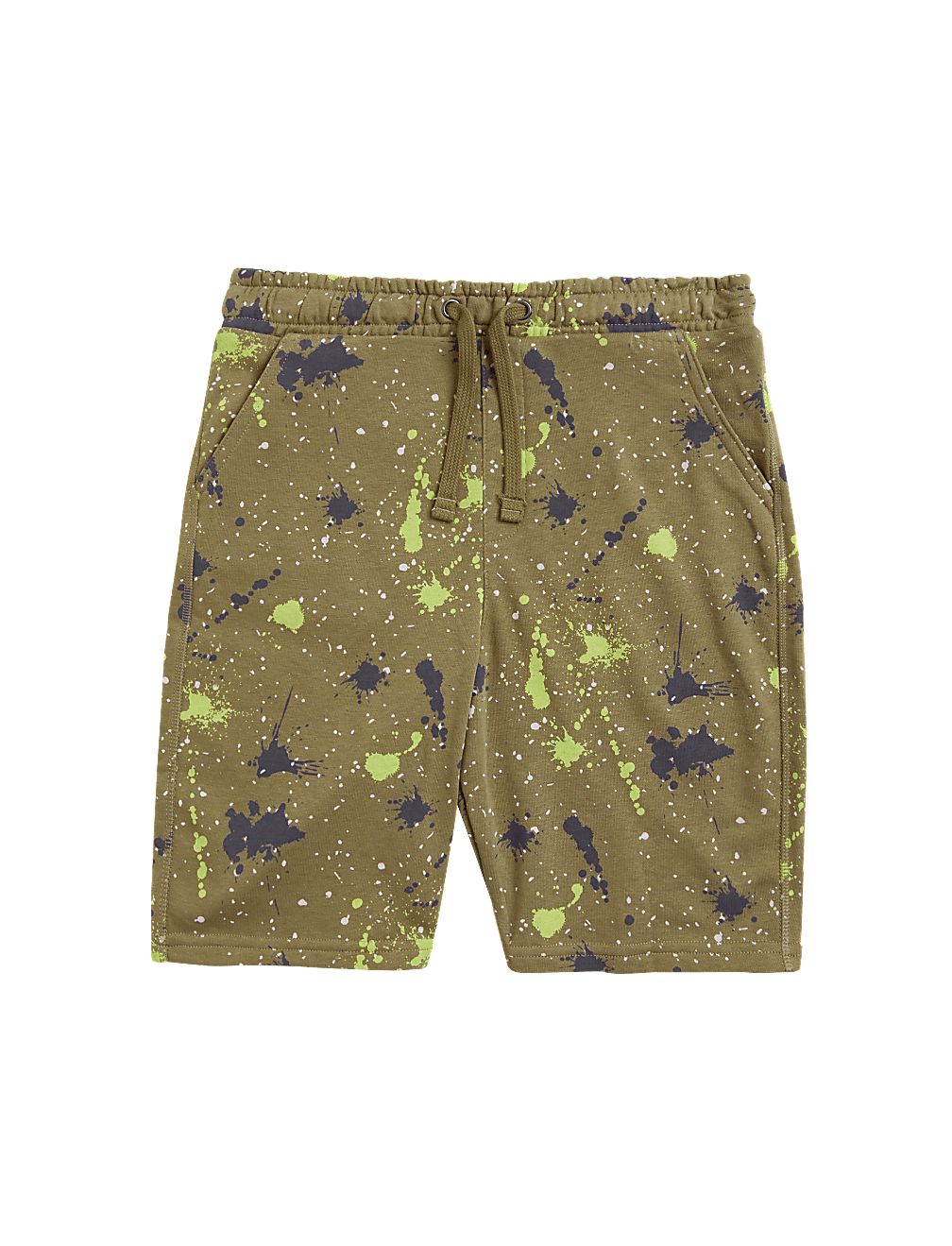 Cotton Rich Paint Splat Shorts (6-16 Yrs)