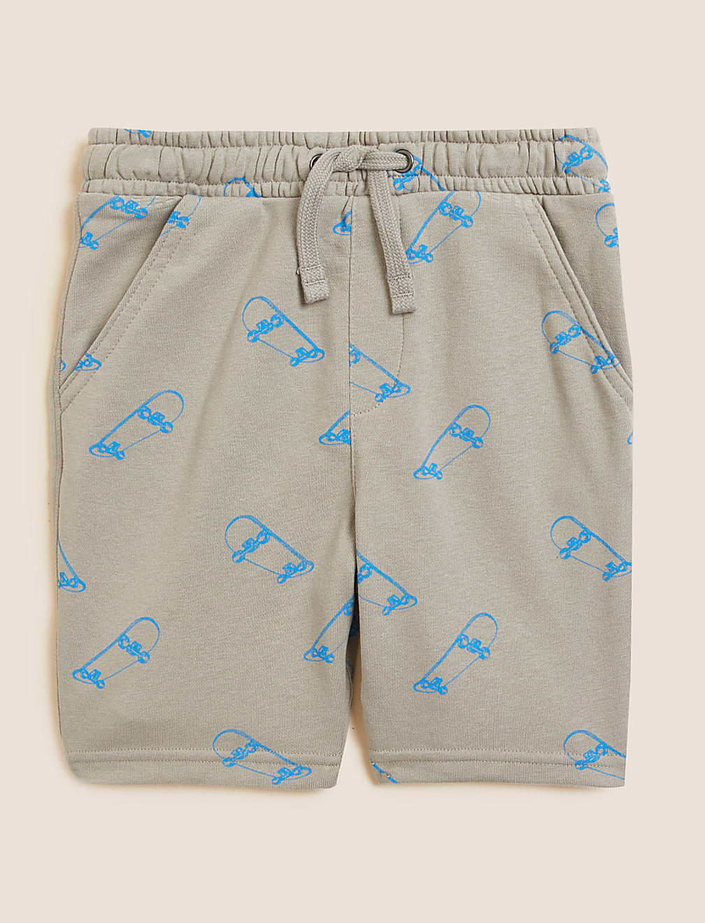 Cotton Rich Skateboard Print Shorts (6-16 Yrs)