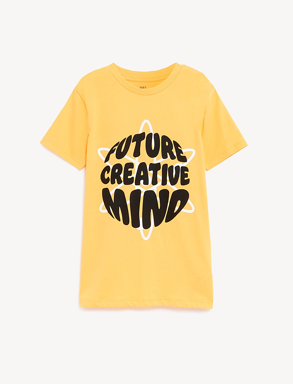 Pure Cotton Slogan T-Shirt