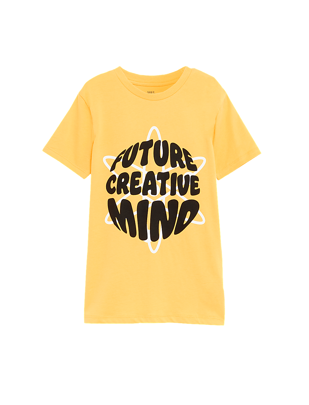Pure Cotton Slogan T-Shirt