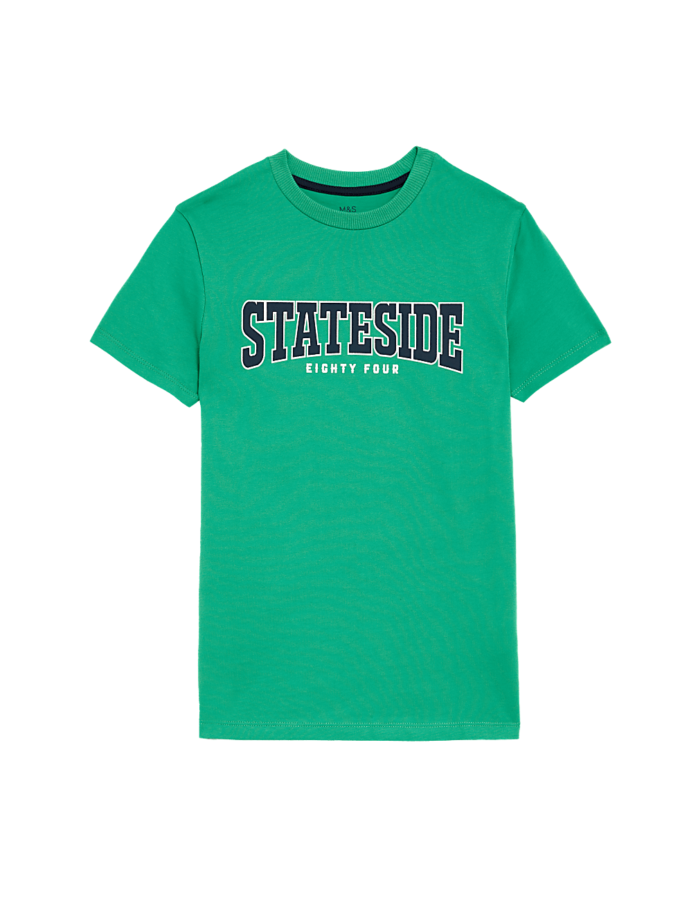 Pure Cotton Stateside Slogan T-Shirt