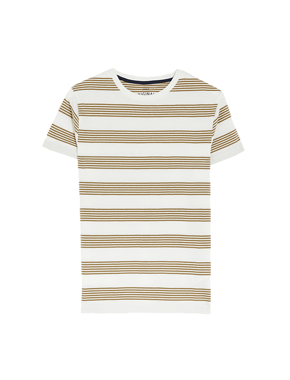 Pure Cotton Striped T-Shirt