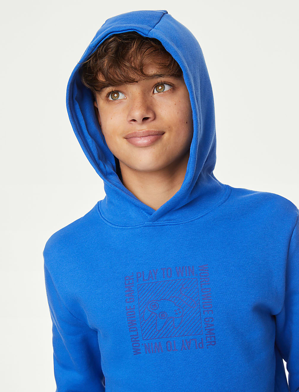 Cotton Rich Gamer Hoodie (6-16 Yrs)